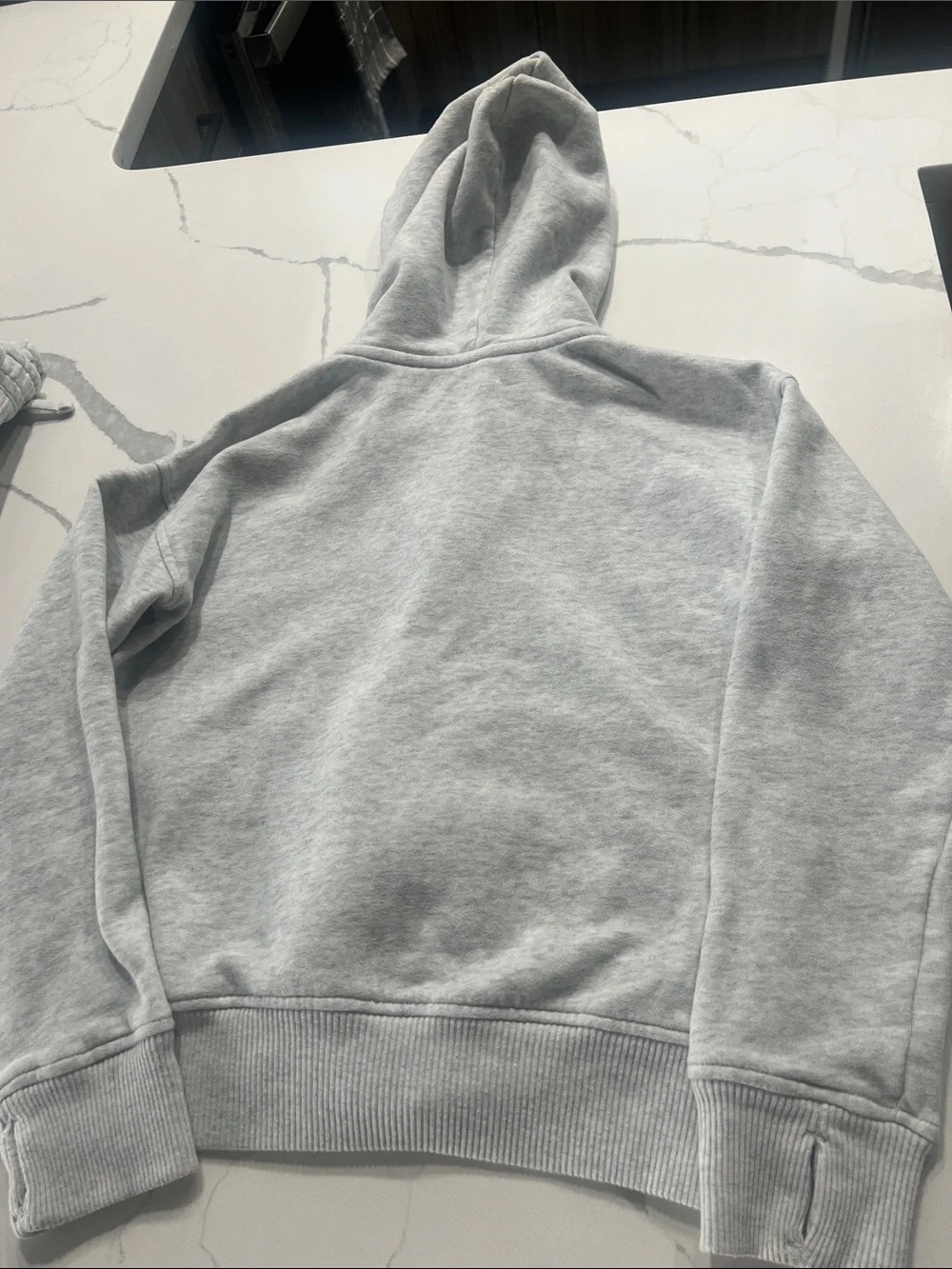 abercrombie kids Light Gray Zip Hoodie & Joggers Set - Picture 8 of 8